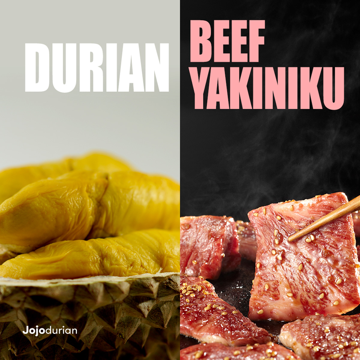 Meal Replacement: Durian vs Beef Yakiniku