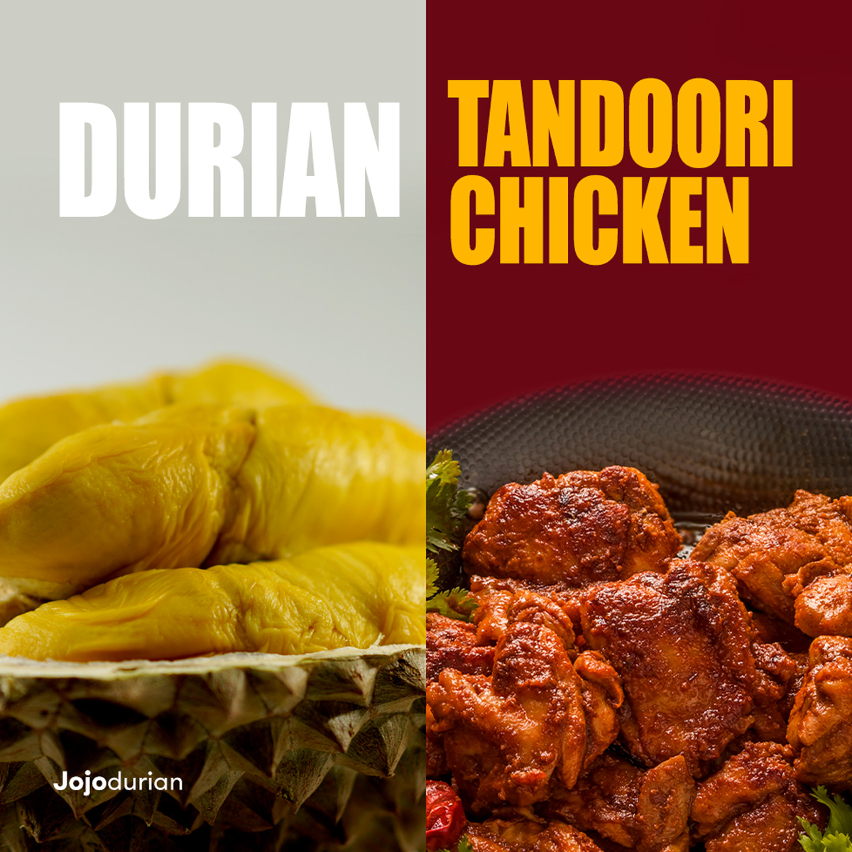 Meal Replacement: Durian vs Tandoori Chicken